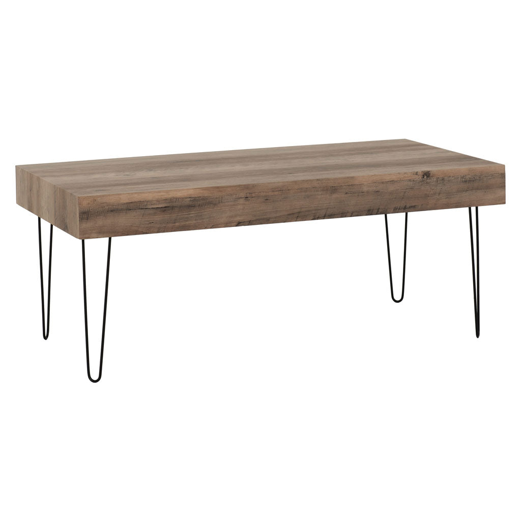 Wooden Coffee Table Rectangular - Troy
