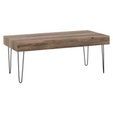 Wooden Coffee Table Rectangular - Troy