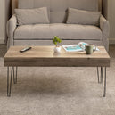 Wooden Coffee Table Rectangular - Troy