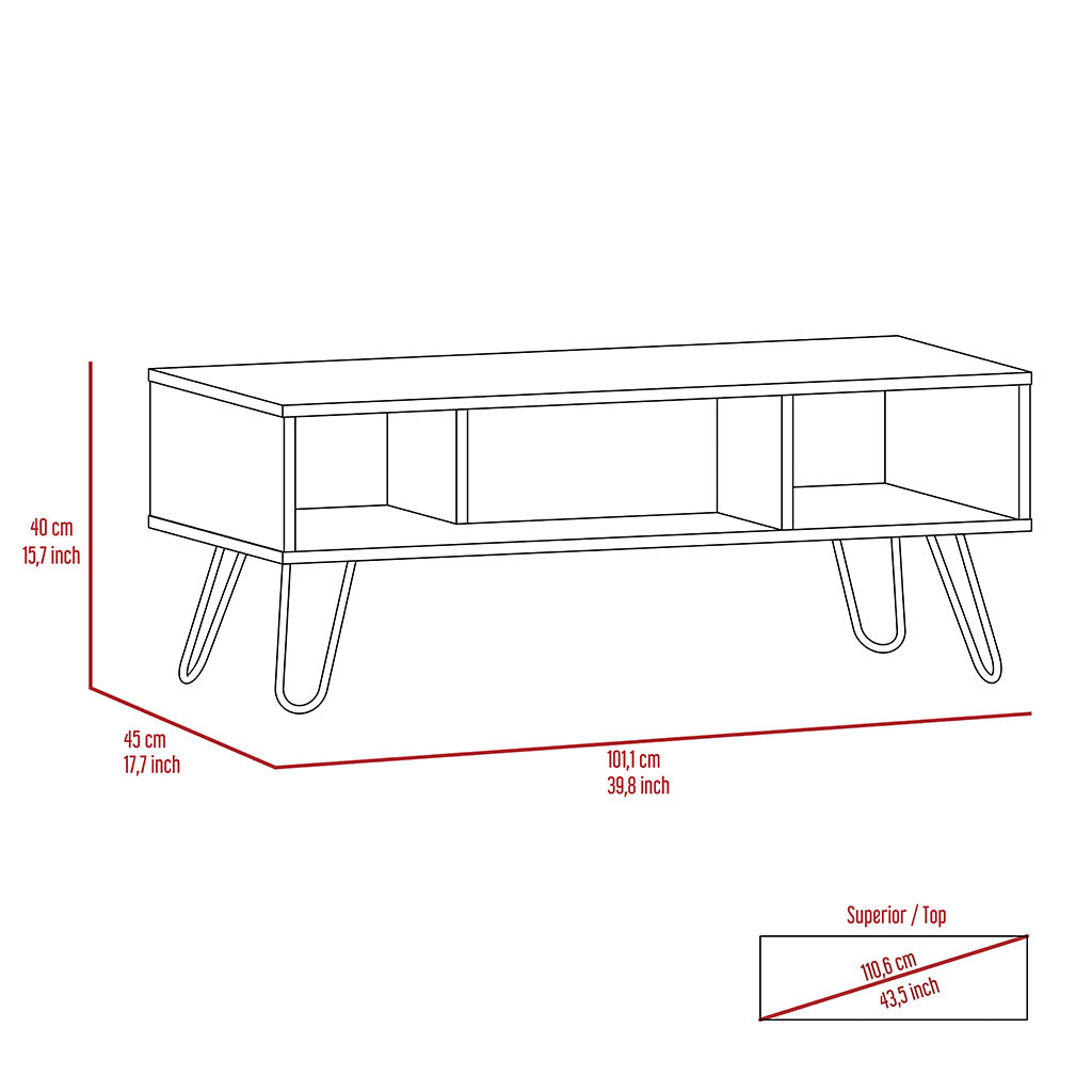 Wooden Coffee Table Rectangular - Vegas