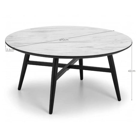 Wooden Coffee Table Round - Firenze