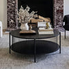Wooden Coffee Table Round - Harper