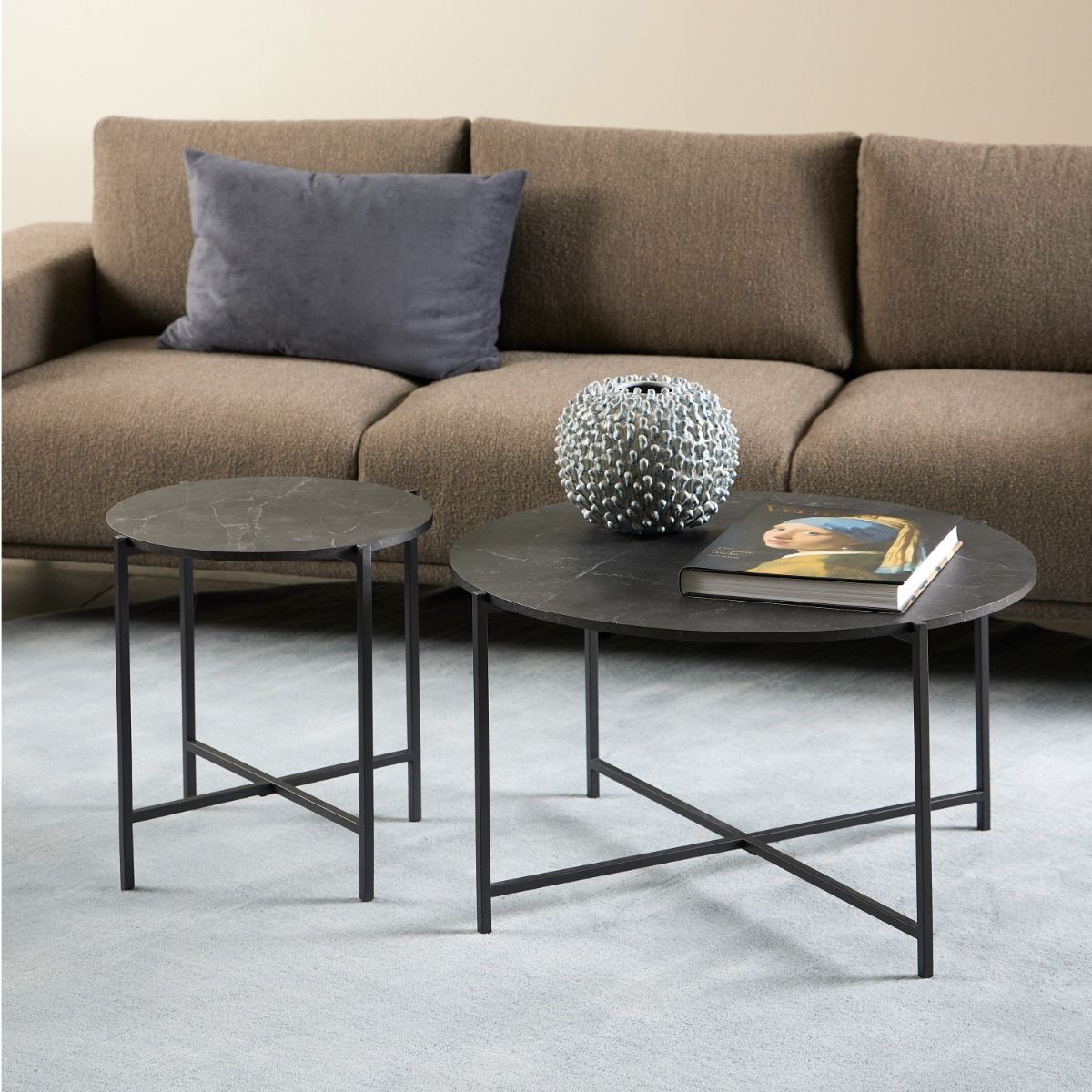 Wooden Coffee Table Round - Lamoine