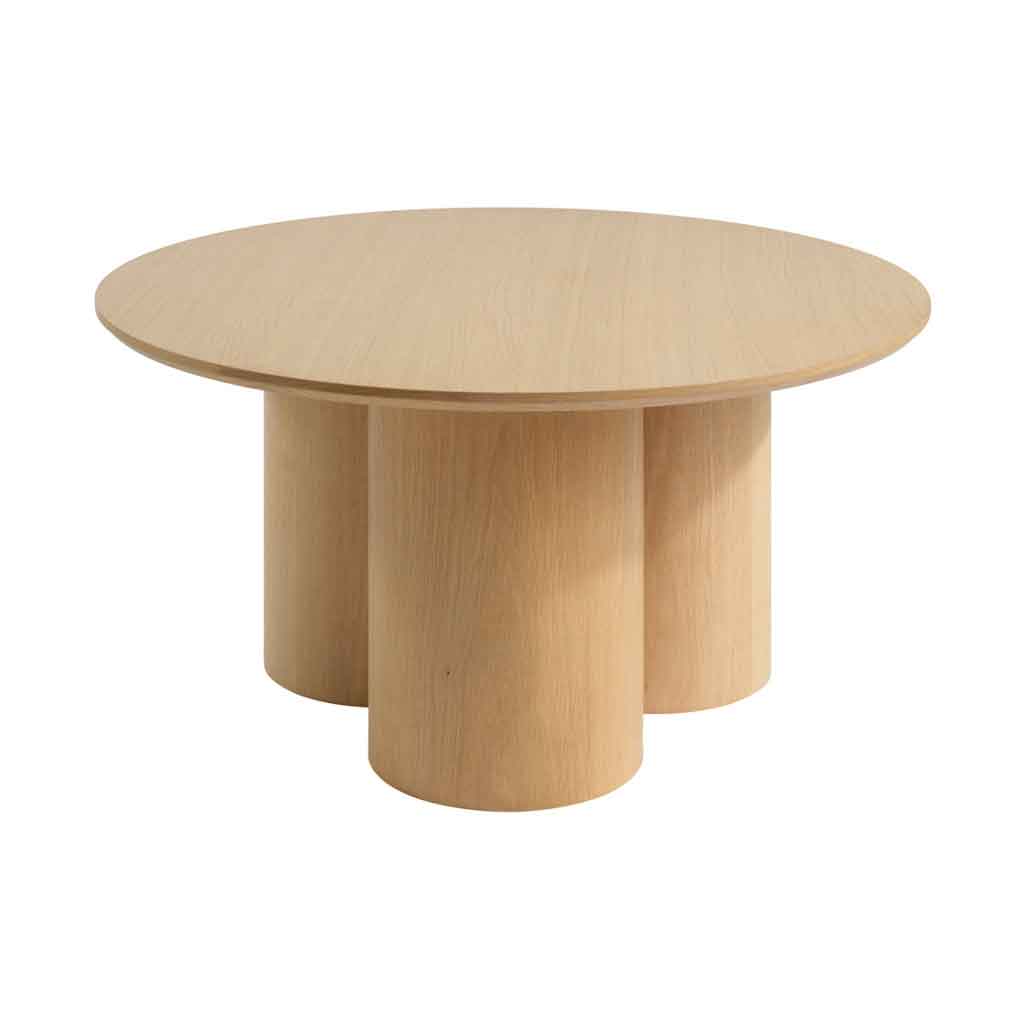 Wooden Coffee Table Round - Lane