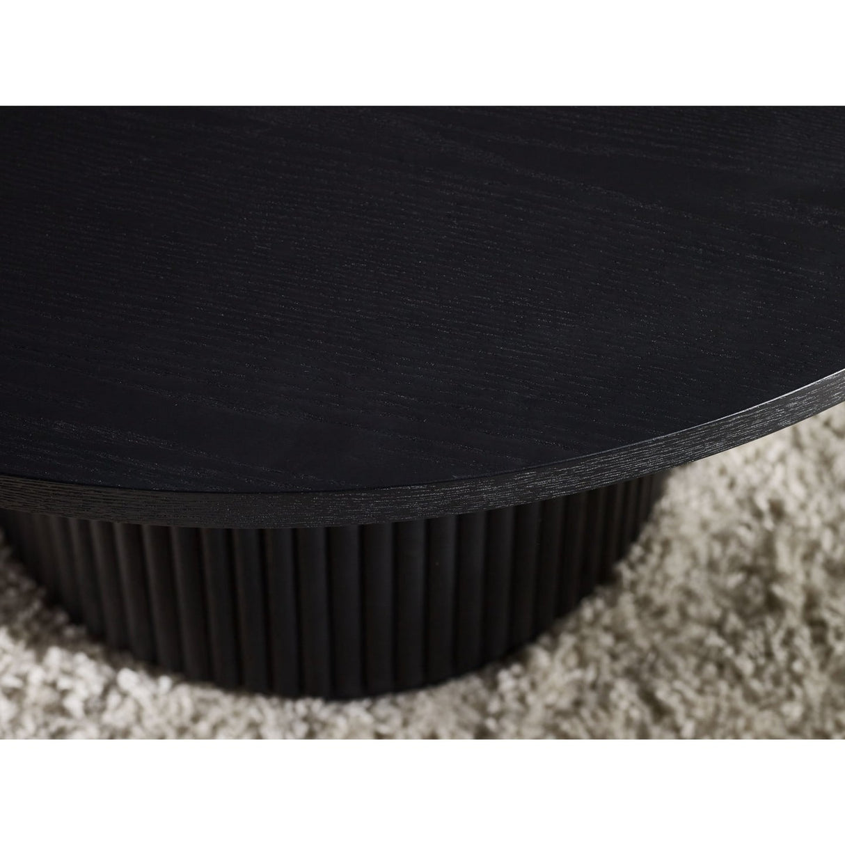 Wooden Coffee Table Round - Louis