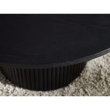 Wooden Coffee Table Round - Louis