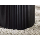 Wooden Coffee Table Round - Louis
