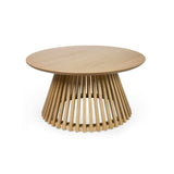 Wooden Coffee Table Round - Ollie