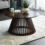 Wooden Coffee Table Round - Ollie