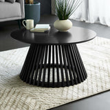 Wooden Coffee Table Round - Ollie