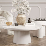 Wooden Coffee Table Round - Rumi