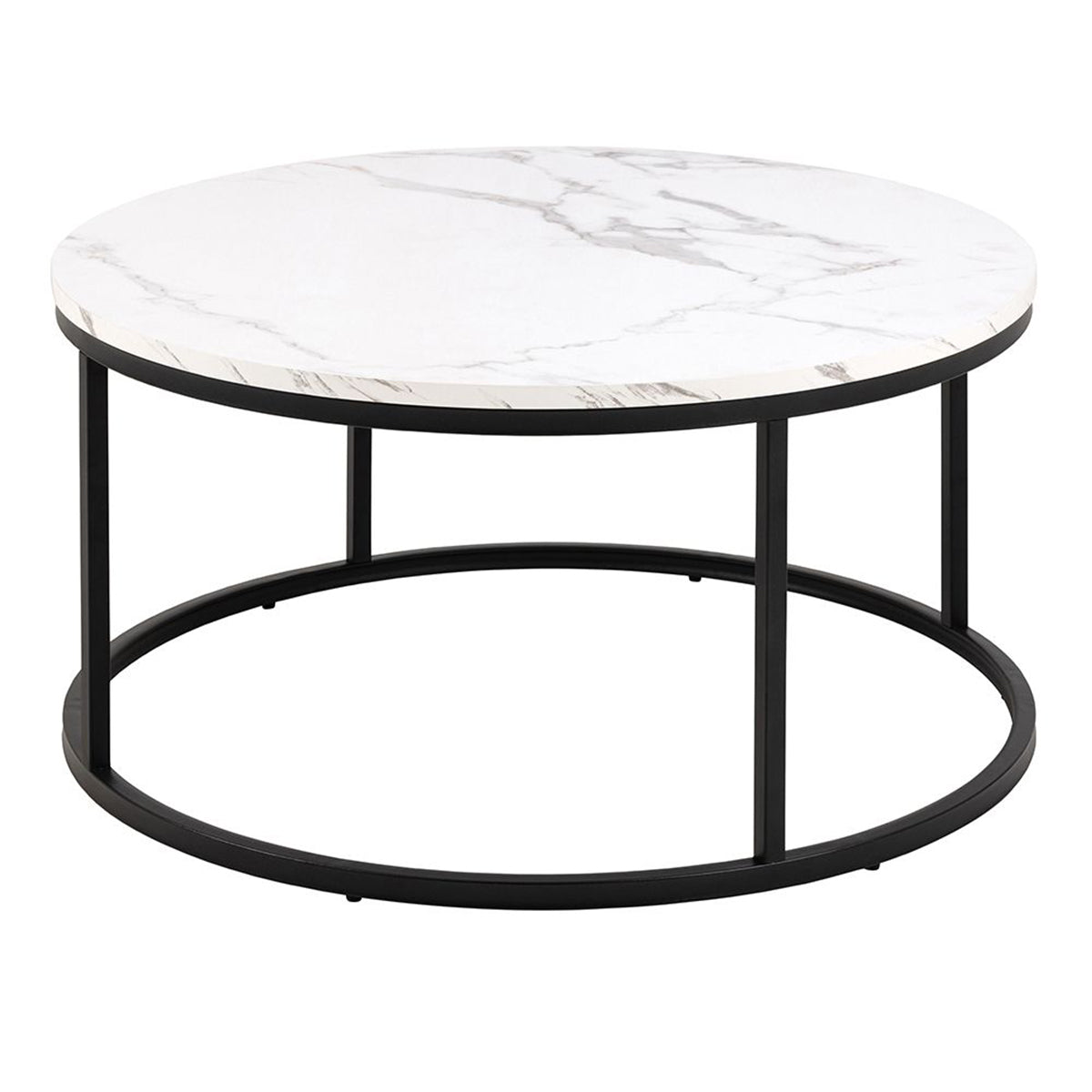 Wooden Coffee Table Round - Spiro
