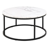 Wooden Coffee Table Round - Spiro