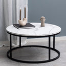 Wooden Coffee Table Round - Spiro