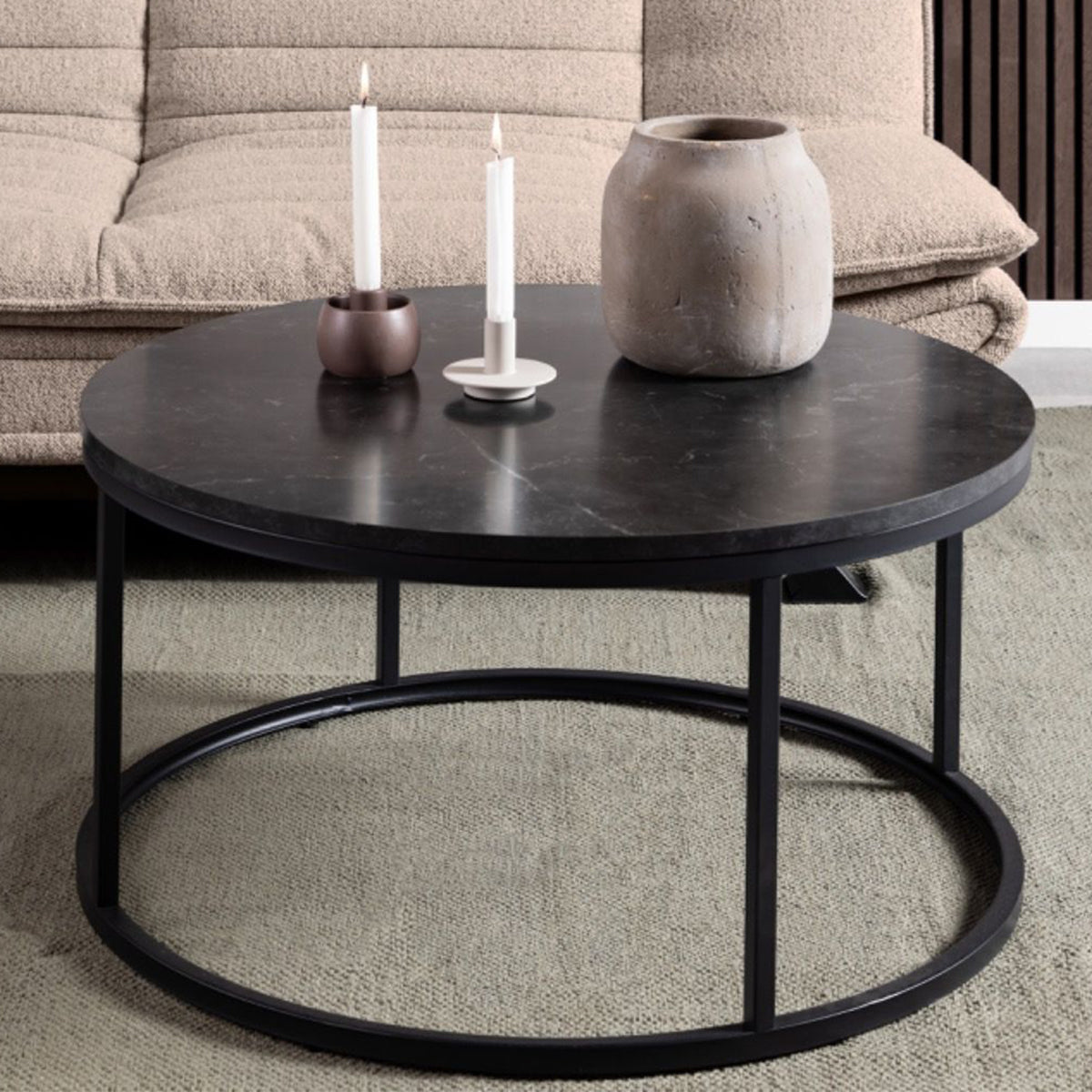 Wooden Coffee Table Round - Spiro