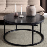 Wooden Coffee Table Round - Spiro