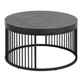 Wooden Coffee Table Round - Strington