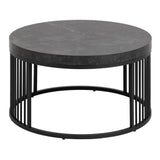 Wooden Coffee Table Round - Strington