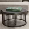 Wooden Coffee Table Round - Strington