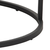 Wooden Coffee Table in Set Of 2 Round And Oval - Spiro