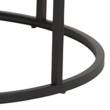 Wooden Coffee Table Set Of 2 Round - Spiro