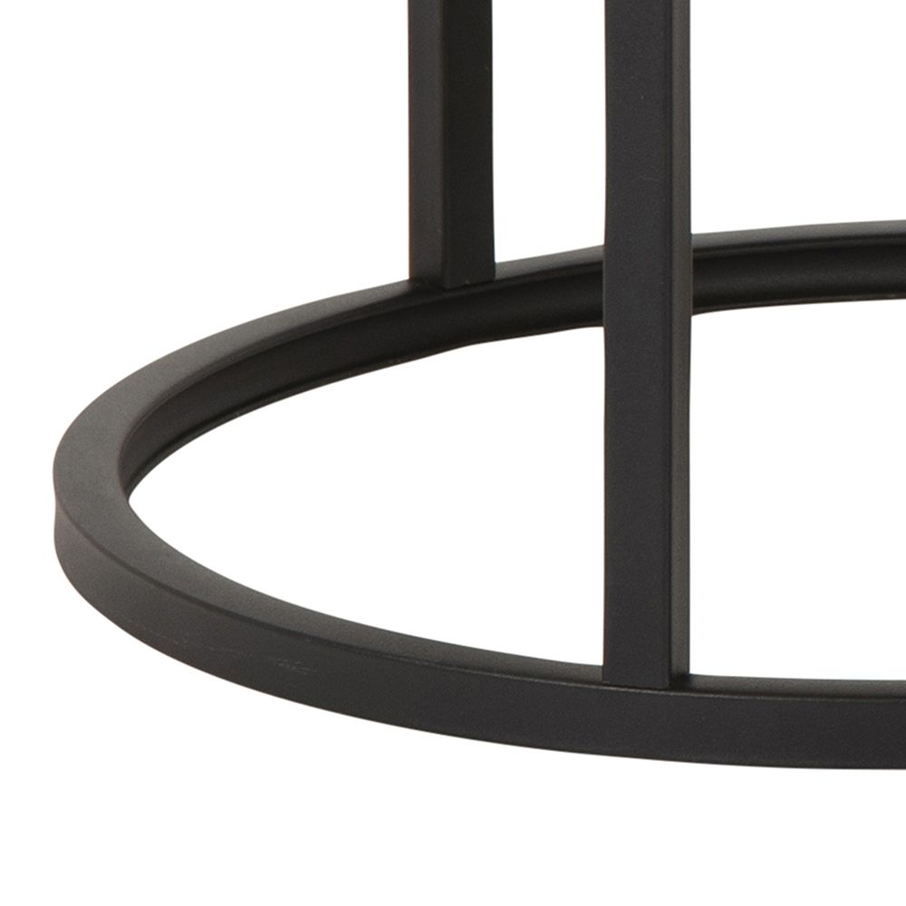 Wooden Coffee Table Set Of 2 Round - Spiro