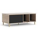 Wooden Coffee Table With Sliding Top in Jackson Hickory Oak - Rome