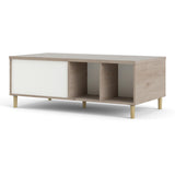 Wooden Coffee Table With Sliding Top in Jackson Hickory Oak - Rome