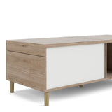 Wooden Coffee Table With Sliding Top in Jackson Hickory Oak - Rome