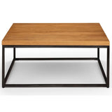 Wooden Coffee Table Square - Brooklyn