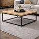 Wooden Coffee Table Square - Brooklyn