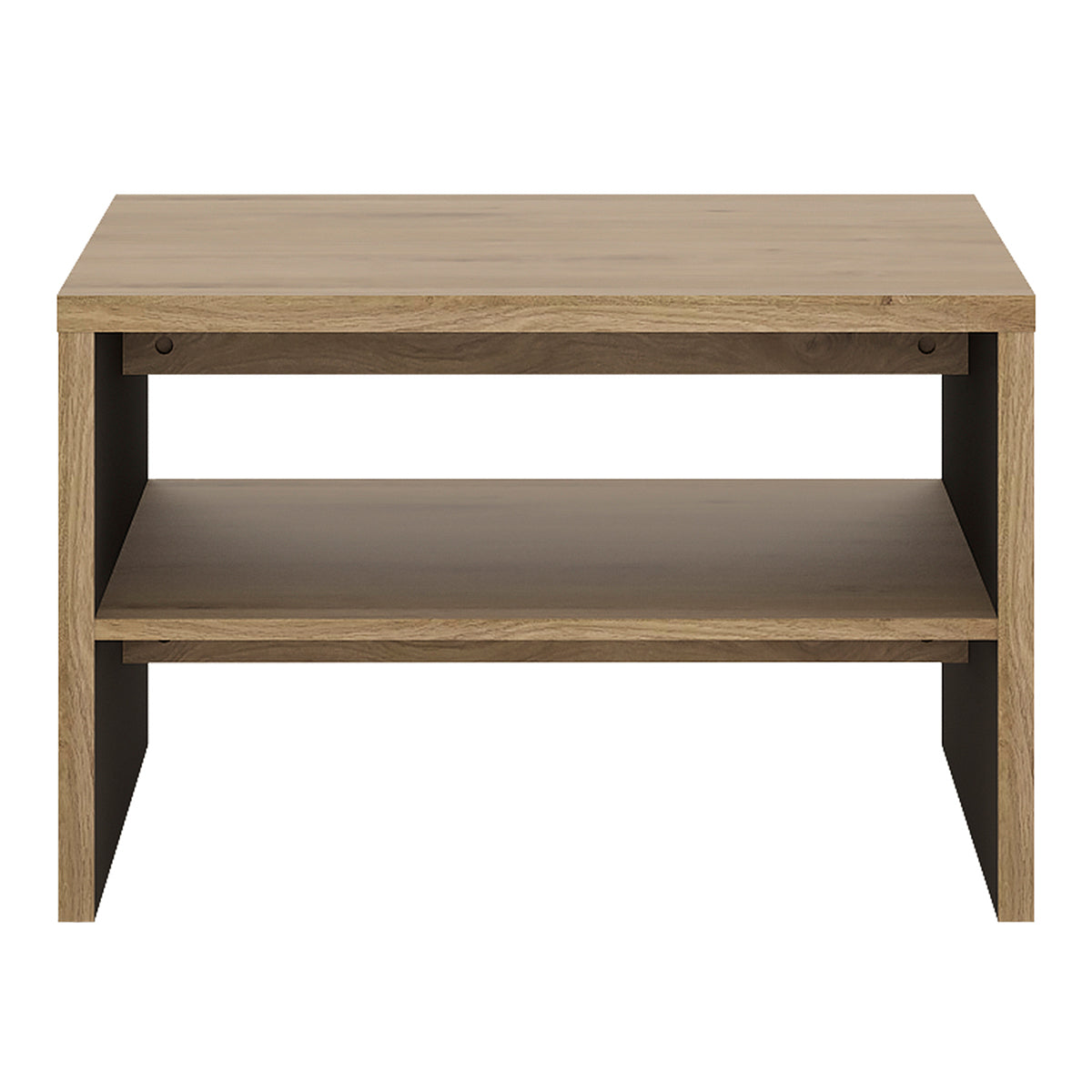 Wooden Coffee Table Square With Shelf - Shetland