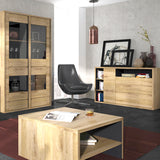 Wooden Coffee Table Square With Shelf - Shetland