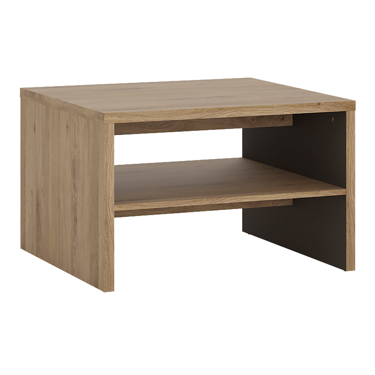 Wooden Coffee Table Square With Shelf - Shetland