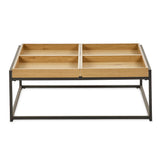 Wooden Coffee Table Square Tray - Ezra