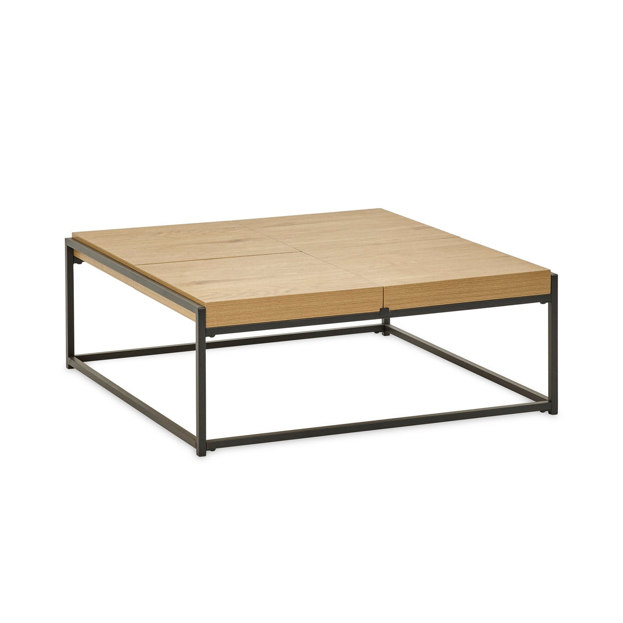 Wooden Coffee Table Square Tray - Ezra