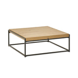 Wooden Coffee Table Square Tray - Ezra