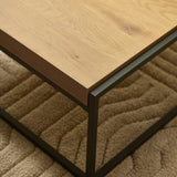 Wooden Coffee Table Square Tray - Ezra
