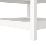 Wooden Coffee Table Square With Under Shelf - Madrid