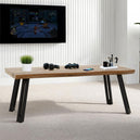 Wooden Coffee Table Wave Edge - Quebec