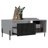 Wooden Coffee Table With 1 Drawer - Dallas
