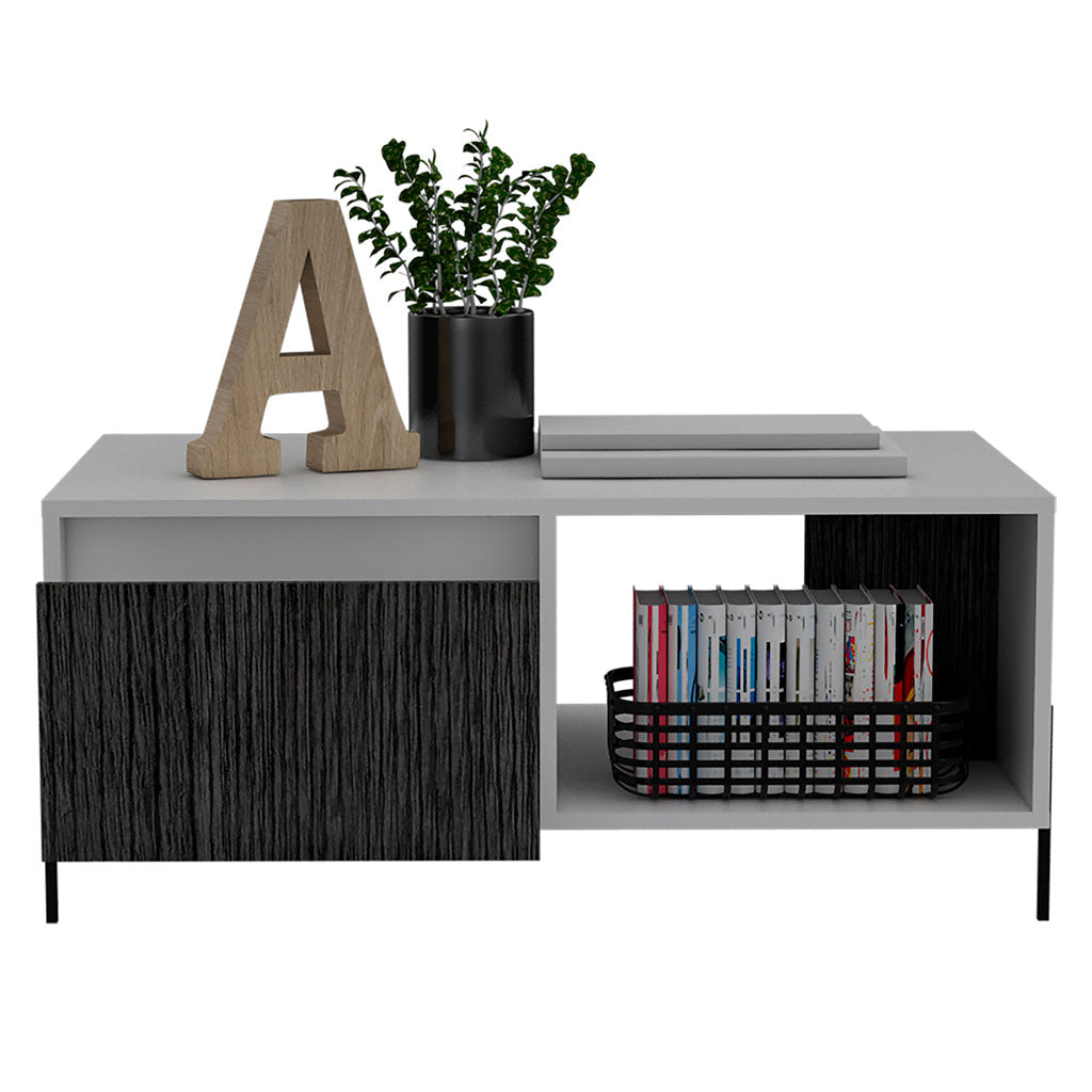 Wooden Coffee Table With 1 Drawer - Dallas