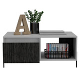 Wooden Coffee Table With 1 Drawer - Dallas