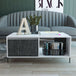 Wooden Coffee Table With 1 Drawer - Dallas