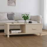 Wooden Coffee Table With 1 Drawer - Hamar
