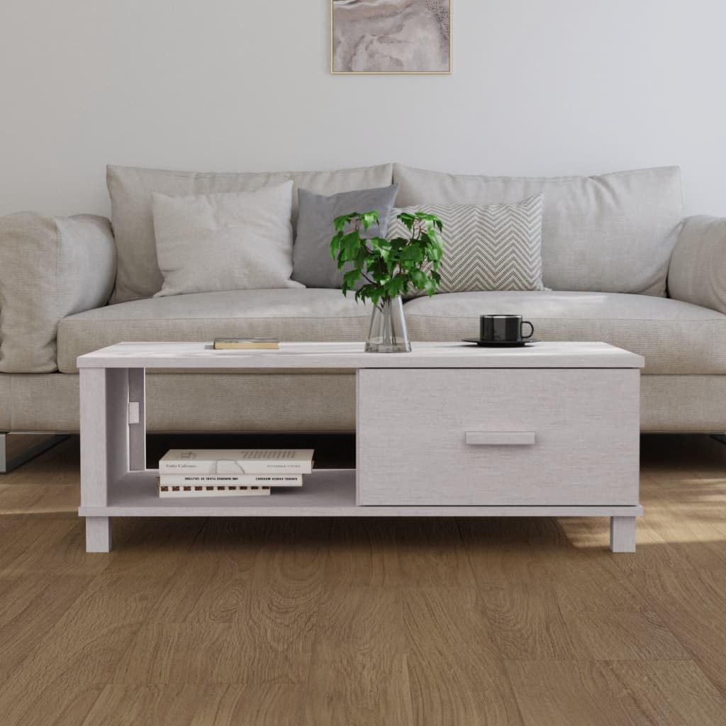 Wooden Coffee Table With 1 Drawer - Hamar