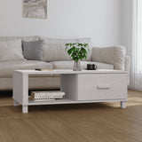 Wooden Coffee Table With 1 Drawer - Hamar