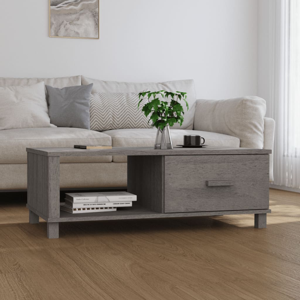 Wooden Coffee Table With 1 Drawer - Hamar