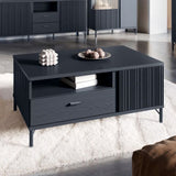Wooden Coffee Table With 2 Doors And 1 Drawer - Lusaka