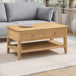 Wooden Coffee Table With 2 Drawers - Cotswold